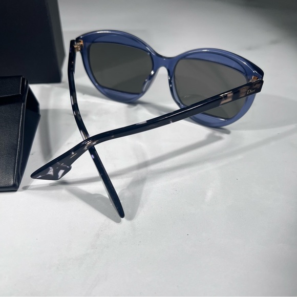 Christian Dior Diormania 2 Blue Havana Grey Sunglasses main image 10